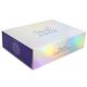157g PMS Foldable Cardboard Gift Boxes Holographic Magnet Closure 1.5mm Thick
