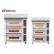Touch Screen Commercial Bakery Kitchen Equipment Three Deck Nine Trays Bakery Oven