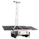 Mobile Solar Light Tower Running Time 24.3 Hours Portable Outdoor Light Towers Trailer Light Tower