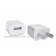 PC ABS Smart Cell Phone Accessories Single Port USB Iphone Charger White Black