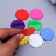 Custom Colored Round Plastic Bingo Chips Coins Set For Board Game