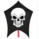 Single Line Easy Carry Special Skull flying kite With  Woven Roving Material and Fiberglass Frame