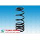 Black Alloy Steel Pigtail Rear Suspension Coil Springs For Cars / Racing