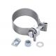 2.5 2 1/2 Narrow Band Muffler Seal 304 Stainless Steel Exhaust Clamps