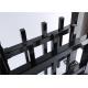 Crimped Spear Perth Steel Garrison Fence / Australia Security Commerical Garrison Fence Panel / Black Garrison Fence
