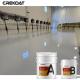 Self Leveling High Gloss White Epoxy Floor Paint Smooth And Seamless Surface