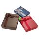 Colorful Corrugated Cardboard Jewelry Gift Boxes Small Size Offset Printing