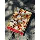 Soft Enamel Fridge Magnet With Detailed Winter Village And Celestial Symbols