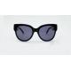 Black Celeb Cat Eye Women Ladies Sunglasses Oversized Retro Vintage Sunglasses Reflective lens UV 100% protection