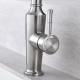 Pex Hose Pull Down Kitchen Faucet Brushed Nickel Touchless SUS304 HOMEKA