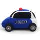 25cm OEM Car Plush Pillow Simulation Plush Police Car