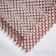 0.8mm To 3mm Wire Diameter Metal Mesh Curtains With Sprial Technology