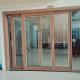 Heavy Duty Aluminum Sliding Doors For Villa Commercial Buildings Wood Grain