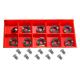 10 12mm Round Carbide Inserts For Carpentry Finisher Or Hollower Lathe, Woodturning Tool & Planer