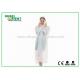 Polythene White / Transparent Disposable Raincoats For Women In Factory or workshop use