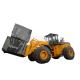 Supply big capacity rought terrain mine machine 40T block forklift loader with 247KW engine