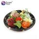 Disposable high quality takeaway plastic sushi food container with lid