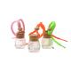 5ml 8ml Clear Color Car Air Freshener Perfume Bottle Round Hanging Rope Wooden Cap