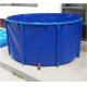 Light Colors Tarpaulin Fish Tank With UV Stabilized Polyethylene Sheet Collapsible Fish Tank