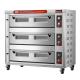 Multifunctional 3 Deck 9 Trays Gas Pizza Oven for Commercial Baking of Wheat Products