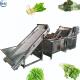 Automatic fruit and vegetable processing line spinach washing and drying machine