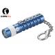 Colored Worm Lumintop AAA Flashlight With Key Chain 12g Light Weight