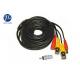 CCTV Backup Camera Cable , Audio Video Power RCA BNC Adaptor Security Cable