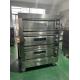Gas Powered NBO-G306 3 Deck 6 Trays Oven For Baking Bread Egg Tarts And More