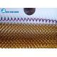 Golden titanium coated stainless steel 316 metal decorative wire mesh