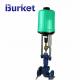 Explosion proof Electric Motorized Actuator Control medium pressure steam control valve For Setting machine