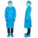 Liquid Proof Aprons Gown SMS Isolation Gowns Disposable SMS Isolation Gown With Knit Cuff