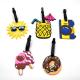 Cartoon Silicone Luggage Tags for Suitcases and Schoolbags on Summer Vacation