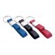 Double Layers PU Leather Key Chains Zinc Alloy Mini Key Holder