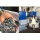 Industrial Single Shaft Shredder , Waste Crusher Machine For Waste Materials / Lumps