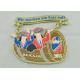RE-KA-GE 3.5mm Custom Enamel Medal , Zinc Alloy Sports Medals For Kids