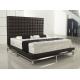 5 Star Hotel Upholstered Platform Bed With Diamonds Plush Design