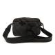 Customized Black Single Shoulder Bag , Cross Body Sling Bag With Adjustable Strap