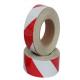 Double Color Red And White Reflective Tape Strong Adhesive