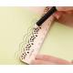 Best Promotion student gift DIY creative stationery cartoon retro vintage lace shaped Personalized ruler school kid wood