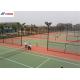 Fireproof 6mm Silicon Polyurea Tennis Court Flooring ,Not Fade and Durable