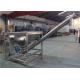 Stainless Steel Inclined Screw Conveyor With Hopper For Detergent Powder