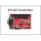 Led control card 256*640 pixel ZH-U5 led controller card USB port for p10 led