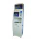 Touch Screen Free Standing Kiosk With Id Scanner And Passport Scanner