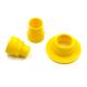 Yellow Silicone Sealant Tool 3pcs Connection Bases For Caulking Nozzle Applicators