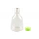 Lab Use 2500 Ml Erlenmeyer Plastic Flask In Chemistry Sealed Cap Vent Cap