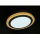 18W + 6W Double Color Led Panel Ceiling White Yellow Edge For Meeting Room