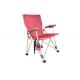 600x300D Polyester Folding Camping Chairs With Padded Armrests