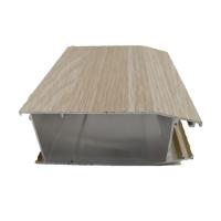 6000 Series Light Wood Grain Finish Aluminum Profile Extruded For Building