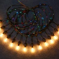 RGBW S14 Warm White 10M 15M Outdoor Bulb String Lights