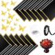 Golden-edge jelly film, flower wrapping paper, matte paper, semi-transparent waterproof, flower bouquet wrapping paper, flower shop material